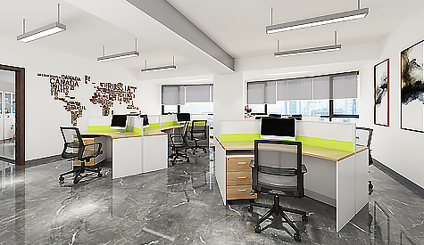 广州一品文化生长个性办公室装修